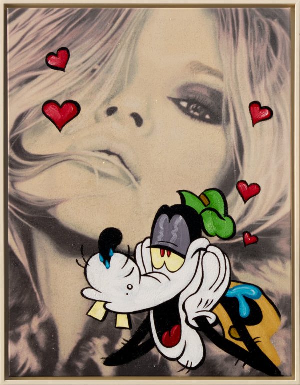 "Kate Moss" | Goofy | Barbara Mietz Steinmann | Mixed Media auf Leinwand | 130 x 100 cm | Unikat